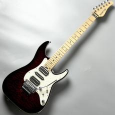 SCHECTER SD-DX-24-AS -Red Natural Sun Burst- 【キルトT×アッシュB】【多彩サウンド】【派手杢】_2