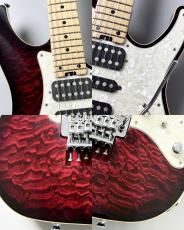 SCHECTER SD-DX-24-AS -Red Natural Sun Burst- 【キルトT×アッシュB】【多彩サウンド】【派手杢】_3