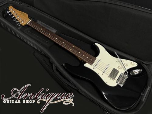 Suhr (OKADA) JE-Line Classic S Antique 2024 Black w/Roasted Flame Maple & SS-Fret EX+++ "Japan Limited Hi-End Spec"