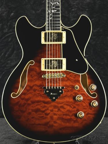Ibanez Artcore Expressionist AS93QMSP -DBS (Dark Brown Sunburst)-【3.54kg】