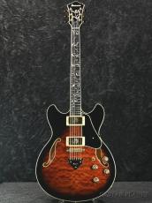 Ibanez Artcore Expressionist AS93QMSP -DBS (Dark Brown Sunburst)-【3.54kg】_2