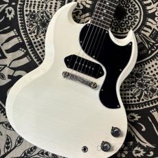 Gibson 【半期決算セール】Murphy Lab 1963 SG Junior Lightning Bar Polaris White Ultra Light Aged