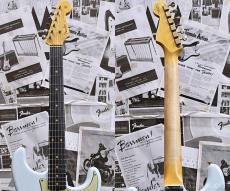 Fender Custom Shop ~Custom Collection~ 1959 Stratocaster Journeyman Relic -Super Faded/Aged Sonic Blue-_6