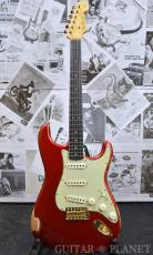 Fender Custom Shop MBS 1964 Stratocaster Relic Gold Hardware -Candy Apple Red- by David Brown 2023USED!!_2