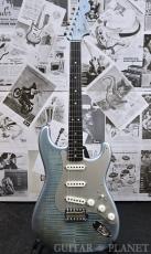Fender Custom Shop MBS Blue Flame Stratocaster Closet Classic -Blue Ice Metallic- by Austin Macnutt_2