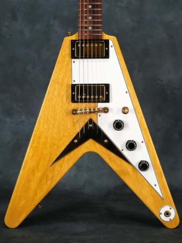momose MFV K-STD/J KNY White Pickguard with Lollar Imperial Pickups