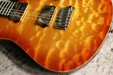 Sago 【半期決算セール】Custom Order Modern Style Genuin Mahogany/青黒檀 FB Honey Amber Burst_4