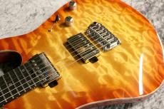 Sago 【半期決算セール】Custom Order Modern Style Genuin Mahogany/青黒檀 FB Honey Amber Burst_6