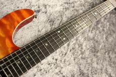 Sago 【半期決算セール】Custom Order Modern Style Genuin Mahogany/青黒檀 FB Honey Amber Burst_9