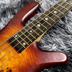 Warwick Teambuilt Streamer LX 4-string Limited Edition 2025 Honey Sunset Burst in Natural Transparent Satin_5