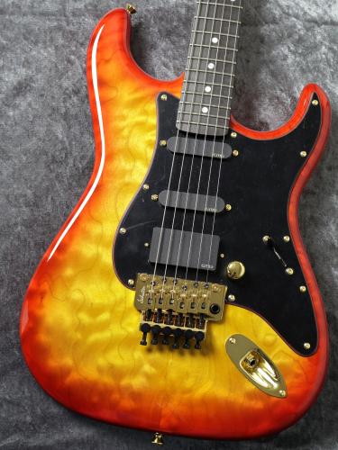 Provision STC-SLM Quilt Maple Cherry Sunburst 【エボニー指板】【キルトメイプルボディー】【ルカサーファン必見】