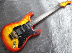 Provision STC-SLM Quilt Maple Cherry Sunburst 【エボニー指板】【キルトメイプルボディー】【ルカサーファン必見】_2