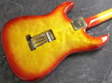 Provision STC-SLM Quilt Maple Cherry Sunburst 【エボニー指板】【キルトメイプルボディー】【ルカサーファン必見】_11