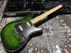 Suhr Suhr Standard Zebra PU / Matching HEAD / Lime Green Burst_2