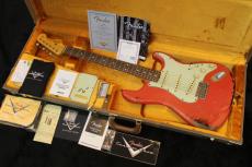 Fender Custom Shop Maichael Landou Signature 1963 Relic Stratocaster / Fiesta Red over 3-Color Sunburst 2013