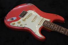 Fender Custom Shop Maichael Landou Signature 1963 Relic Stratocaster / Fiesta Red over 3-Color Sunburst 2013_3
