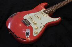 Fender Custom Shop Maichael Landou Signature 1963 Relic Stratocaster / Fiesta Red over 3-Color Sunburst 2013_4