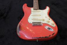 Fender Custom Shop Maichael Landou Signature 1963 Relic Stratocaster / Fiesta Red over 3-Color Sunburst 2013_5