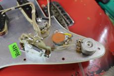 Fender Custom Shop Maichael Landou Signature 1963 Relic Stratocaster / Fiesta Red over 3-Color Sunburst 2013_14