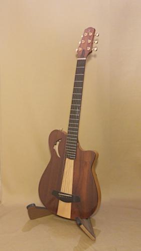 Yokoyama Guitars Leaf-Quiet Puzzle Padouk