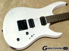 Balaguer Guitars Diablo Standard with Evertune Bridge, Satin Trans White_4
