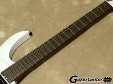 Balaguer Guitars Diablo Standard with Evertune Bridge, Satin Trans White_6