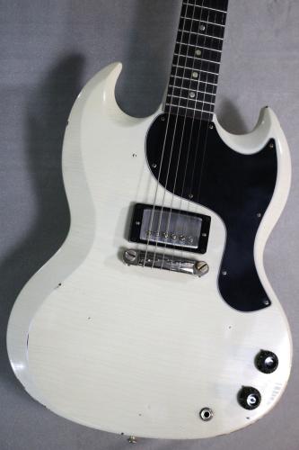 Gibson Custom Shop 【セール】Murphy Lab 1963 SG Junior w/ Humbucker "Polaris White" Light Aged【3.01kg】【1本限定生産】