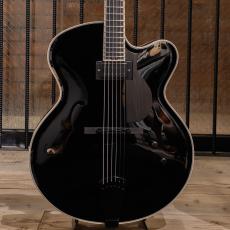 Victor Baker Guitars Model 17 Full-hollow Black High Gloss Topcoat S/N:762