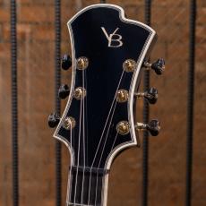Victor Baker Guitars Model 17 Full-hollow Black High Gloss Topcoat S/N:762_9