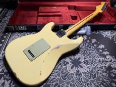 Fender Custom Shop Fender Custom Shop Custom Deluxe S-1 Stratocaster S-S-H Relic / Aged Vintage White_6