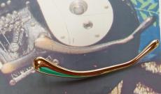 Mosrite 用トレモロアーム、ゴールド(Tーアーム)　ハンドメイド、ブラス削り出し
