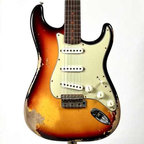 Fender Custom Shop 2023 Collection Time Machine 1960 Stratocaster Heavy Relic -Faded Aged 3CS-【3.55kg】