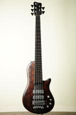 Warwick Masterbuilt Thumb Singlecut 5st BN -Nirvana Black Transparent Satin-【USED】_2
