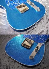 Crook Custom Guitars 【激レア】 Crook Custom Guitars Blue Sparkle T-Style [3.29kg] [2000年代製]_8