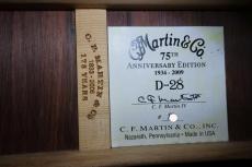 Martin D-28 75th Anniversary Edition /  Old Decal Logo・Waverly peg・Solid Adirondack Spruce Top・Solid Madagascar Rosewood Side and Back・Ivory Nut and Saddle・Ebony Fingerboard・Torts Color Pick-guard【With Marti_11