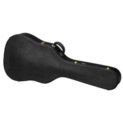 Gibson Lifton Historic Hardshell Case, Dreadnought, Black/Goldenrod [J-45 / Hummingbird 用][ASLFTCASE-PB-DN]