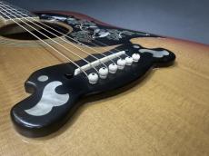 YAMAHA L-12S / Solid Spruce Top・Solid African Mahogany Side and Back・Trapezoid Inlay and Bridge Inlay・Ebony Fingerboard and Bridge・Adjustable Saddle・L-54 Style Pick guard【With YAMAHA DLX Hard Case】1978年製_14