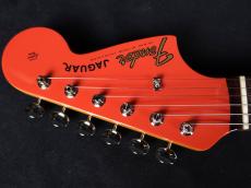 Fender FSR Made in Japan Traditional II 60s Jaguar Fiesta Red Maching Head_5