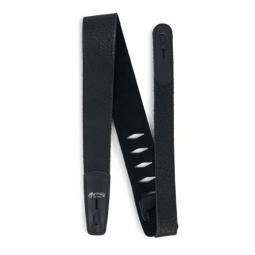 Martin Buffalo Leather Lock-it Straps Black 18A0144【ギターストラップ】