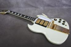 Epiphone Inspired by Gibson 1963 Les Paul SG Custom With Maestro Vibrola (Classic White)_2