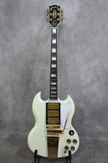 Epiphone Inspired by Gibson 1963 Les Paul SG Custom With Maestro Vibrola (Classic White)_9