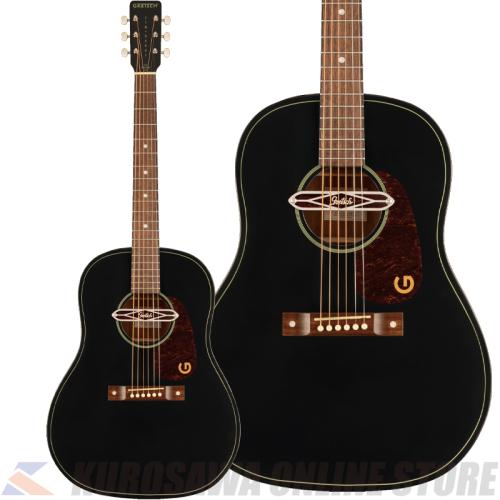 Gretsch Deltoluxe Dreadnought, Walnut Fingerboard, Black Top (ご予約受付中)【ONLINE STORE】
