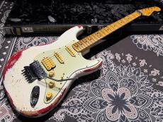 Fender Custom Shop Fender Custom Shop '60 Stratocaster S-S-H Heavy Relic FRT / Ltd White Lightning_2