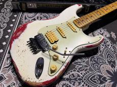 Fender Custom Shop Fender Custom Shop '60 Stratocaster S-S-H Heavy Relic FRT / Ltd White Lightning_3