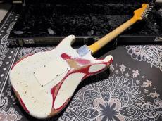 Fender Custom Shop Fender Custom Shop '60 Stratocaster S-S-H Heavy Relic FRT / Ltd White Lightning_6