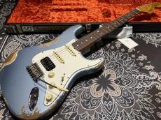 Fender Custom Shop Fender Custom Shop '69 Stratocaster S-S-H Heavy Relic / Ice Blue Metallic_2