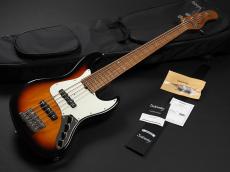 Sadowsky Metro Express MX21 VJ5 Morado Fingerboard ~Tobacco Sunburst Transparent~_2