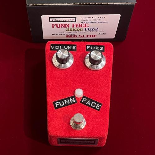 Shin's Music FUNN FACE FUZZ / Red Suede 【在庫入替特価】【シリコントランジスタ仕様ファズ】
