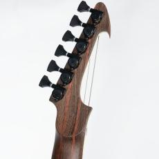 Skervesen Guitars Raptor 6 Poplar Burl Aqua Blue Burst MH 【3.33kg】_5