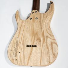 Skervesen Guitars Raptor 6 Poplar Burl Aqua Blue Burst MH 【3.33kg】_6